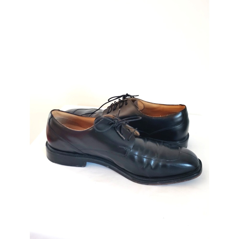 Rockport Men Style Leader 2 Bike Toe Oxford Black Leather Comfy Dress Shoes 10.5